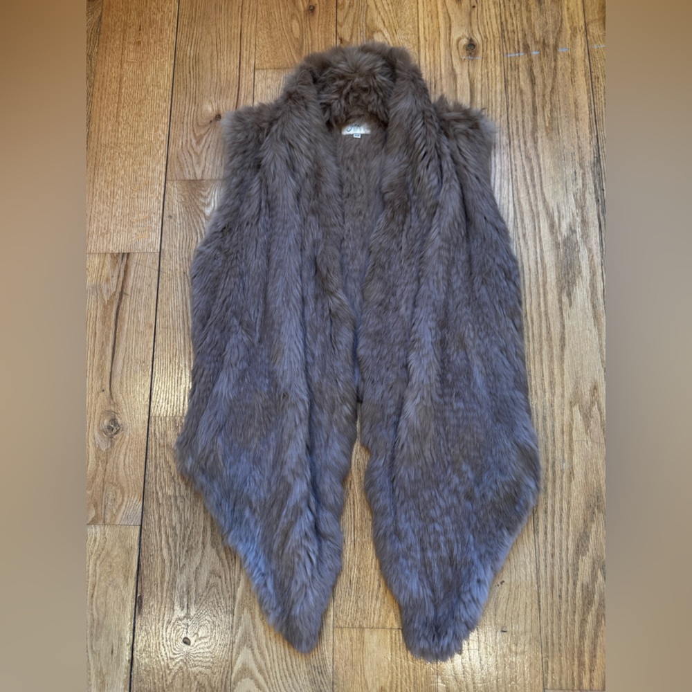 Light Brown Faux Fur Vest